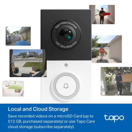 Розумний відеодзвоник з акумулятором TP-LINK Tapo D210 - фото 6