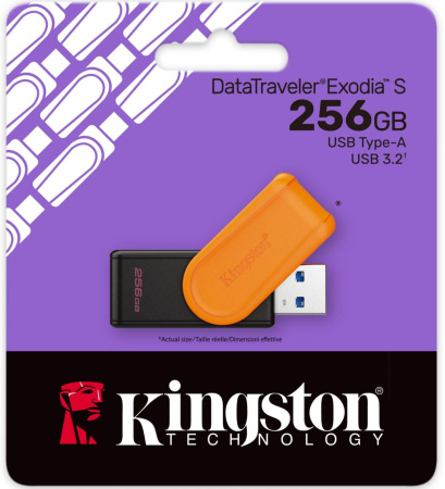 Накопичувач Kingston  256GB USB 3.2 Type-A Gen1 DT Exodia S - фото 4
