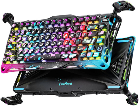 Клавіатура механічна GravaStar Mercury V75 Pro 80keys, Magnetic Jade Gaming, 8K, USB-A, RGB, Neon Graffiti - фото 19 Клавіатура механічна GravaStar Mercury V75 Pro 80keys, Magnetic Jade Gaming, 8K, USB-A, RGB, Neon Graffiti - фото 19