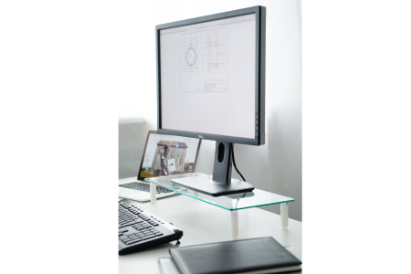 Підставка для монітора DIGITUS Universal glass monitor riser, до 20кг - фото 5