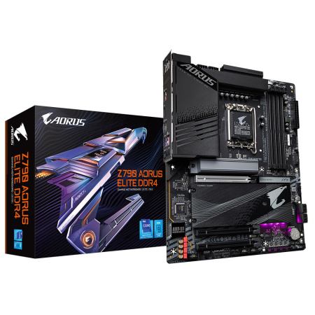 Материнська плата GIGABYTE Z790 AORUS ELITE DDR4 s1700 Z790 4xDDR4 M.2 HDMI ATX - фото 6