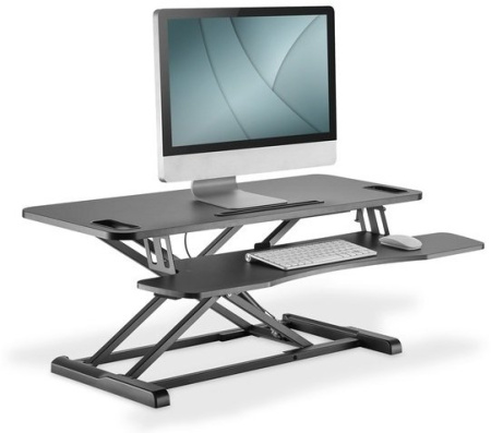Підставка для монітора DIGITUS Ergonomic Workspace Riser, до 15кг, чорна - фото 3