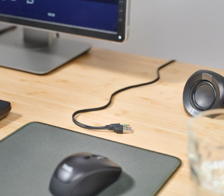 Акустична система Trust Polo Compact 2.0, USB/AUX, чорний - фото 4