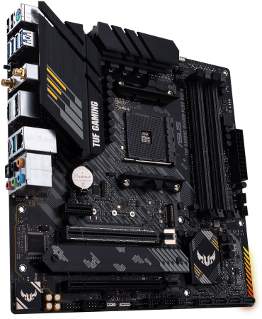 Материнcька плата ASUS TUF GAMING B550M-PLUS WIFI II sAM4 B550 4xDDR4 M.2 HDMI DP Wi-Fi BT mATX - фото 3