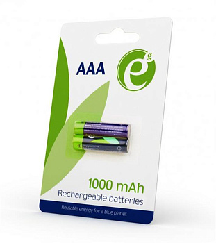 Аккумулятор EnerGenie AAA/HR03 Ni-MH 1000 mAh BL 2шт Аккумулятор EnerGenie AAA/HR03 Ni-MH 1000 mAh BL 2шт