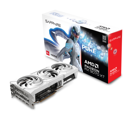 Відеокарта SAPPHIRE Radeon RX 9070 XT 16GB GDDR6 PURE GAMING OC білий - фото 7