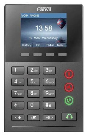 Телефон IP Fanvil X2P 2xFE LAN, SIP, VPN, PoE, 2.8" кольоровий екран, для Call Center - фото 2