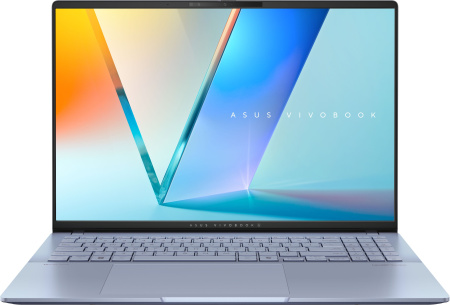 ASUS Ноутбук Vivobook S 16 S5606CA-RI142W 16" 3K OLED, Intel Ultra 7 255H, 32GB, F1TB, UMA, Win11, Блакитний - фото 1