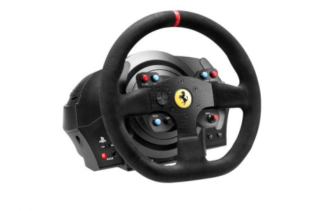 Кермо і педалі Thrustmaster T300 Ferrari Integral RW Alcantara edition, Офіційна ліцензія Ferrari та Sony, PC/PS3/PS4/PS5 - фото 8