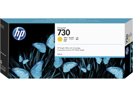 Картридж струменевий HP 730 DesignJet T1600/T1700/T2600 Yellow 300ml - фото 1