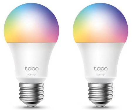 Розумна багатобарвна Wi-Fi лампа TP-LINK Tapo L530E 2шт N300 - фото 1