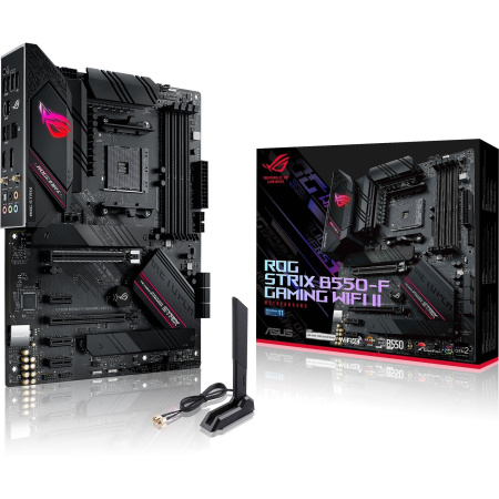 Материнcька плата ASUS ROG STRIX B550-F GAMING WIFI II sAM4 B550 4xDDR4 M.2 HDMI DP Wi-Fi BT ATX - фото 9 Материнcька плата ASUS ROG STRIX B550-F GAMING WIFI II sAM4 B550 4xDDR4 M.2 HDMI DP Wi-Fi BT ATX - фото 9