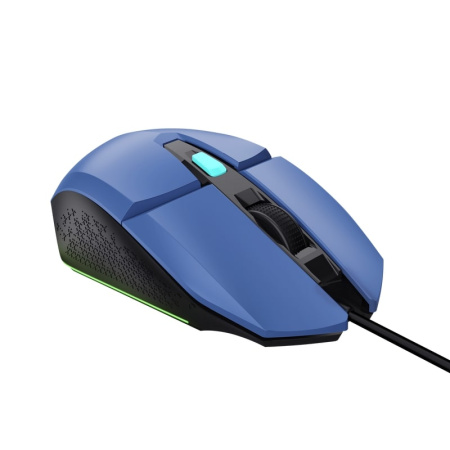 Миша Trust GXT 109 Felox, RGB, USB-A, синій - фото 4