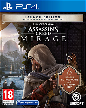Гра консольна PS4 Assassin's Creed Mirage Launch Edition, BD диск Гра консольна PS4 Assassin's Creed Mirage Launch Edition, BD диск