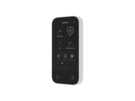 Клавіатура з сенсорним дисплеєм Ajax KeyPad TouchScreen, jeweller, бездротовий, білий - фото 16