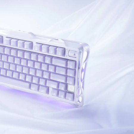Клавіатура механічна GravaStar Mercury K1 80keys, GravaStar x Kailh Cheery Pink, EN, BT/WL/USB, Lavender Purple - фото 9 Клавіатура механічна GravaStar Mercury K1 80keys, GravaStar x Kailh Cheery Pink, EN, BT/WL/USB, Lavender Purple - фото 9