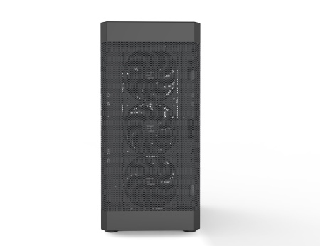 Zalman Корпус I4, без БЖ, 2xUSB3.0, 1xUSB2.0, 6x120мм, VGA 320мм, LCS ready, Mesh Side/Front Panel, ATX, чорний - фото 12