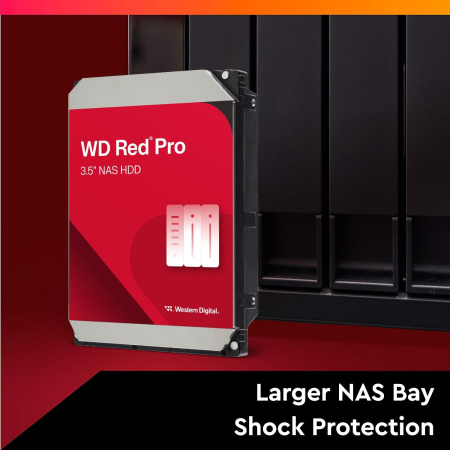 Жорсткий диск WD  8TB 3.5" 7200 256MB SATA Red Pro NAS - фото 2