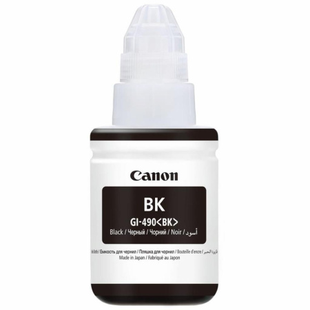 Контейнер з чорнилом Canon GI-490 Black 135ml (0663C001) - фото 1