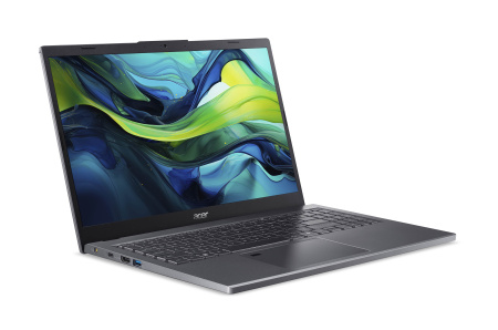 Ноутбук Acer Aspire 15 A15-51M 15.6" FHD IPS, Intel i7-13620H, 16GB, F1TB, UMA, Lin, сірий - фото 3