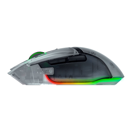 Миша Razer Basilisk V3 Pro 35K, RGB, USB-A/WL/BT, Phantom White Ed. - фото 3