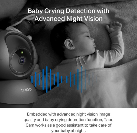 IP-Камера TP-LINK Tapo C211 3MP N300 microSD motion detection чорна - фото 6 IP-Камера TP-LINK Tapo C211 3MP N300 microSD motion detection чорна - фото 6