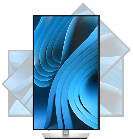 Dell Монітор 27" P2725QE HDMI, DP, USB-C, RJ-45, IPS, 3840x2160, 100Hz, sRGB 99%, Pivot - фото 4