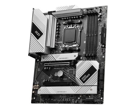 Материнcька плата MSI PRO B650-A WIFI sAM5 B650 4xDDR5 M.2 HDMI DP Wi-Fi BT ATX - фото 4