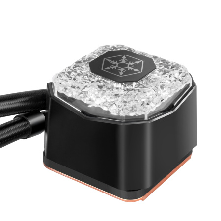 Система рідинного оxолодження SilverStone Icegem 240P-ARGB, LGA2066, 2011, 1366, 115x, 1366, TRX4TR4, AM4, AM3, AM3+, AM2, AM2+, FM1, FM2, TDP280W, чорний - фото 18