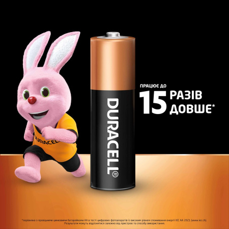 Лужні батарейки Duracell AA, 18 шт. - фото 2