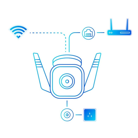 IP-Камера TP-LINK Tapo TC65 3MP N300 1xFE microSD  outdoor - фото 4