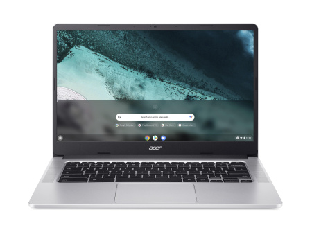 Acer Ноутбук Chromebook CB314-3H 14" FHD IPS, Intel C N4500, 8GB, F128GB, UMA, ChromeOS, сріблястий - фото 1