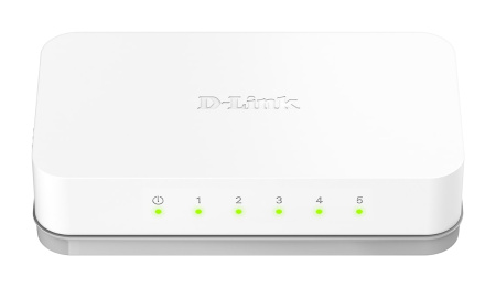 Комутатор D-Link GO-SW-5E 5xFE, Некерований - фото 1