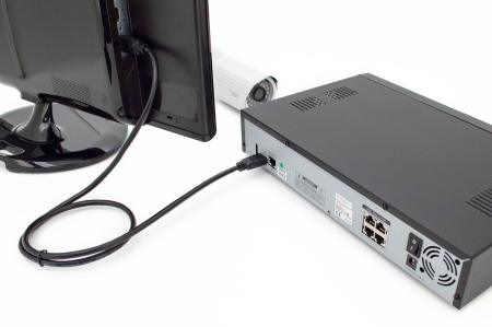 Кабель DIGITUS HDMI (M/M), 4K@60Гц, Ultra HD, Premium, тип A, w/Ethernet, золото, 2м, чорний - фото 3