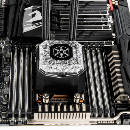 Система рідинного оxолодження SilverStone Icegem 240P-ARGB, LGA2066, 2011, 1366, 115x, 1366, TRX4TR4, AM4, AM3, AM3+, AM2, AM2+, FM1, FM2, TDP280W, чорний - фото 4