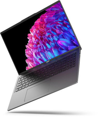 Acer Ноутбук Swift Go 16 SFG16-72 16" 3.2K OLED, Intel U7-155H, 32GB, F1TB, UMA, Lin, сірий - фото 10 Acer Ноутбук Swift Go 16 SFG16-72 16" 3.2K OLED, Intel U7-155H, 32GB, F1TB, UMA, Lin, сірий - фото 10