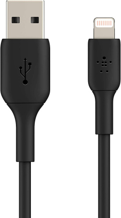Belkin Кабель USB-A > Lightning заряджання/синхронізації 1м, 12Вт, PVC, чорний - фото 2