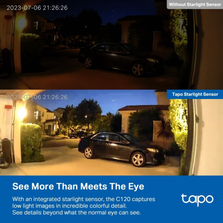 IP-Камера TP-LINK Tapo C120 2K N300 microSD motion detection - фото 5