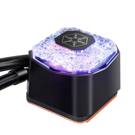 Система рідинного оxолодження SilverStone Icegem 240P-ARGB, LGA2066, 2011, 1366, 115x, 1366, TRX4TR4, AM4, AM3, AM3+, AM2, AM2+, FM1, FM2, TDP280W, чорний - фото 14