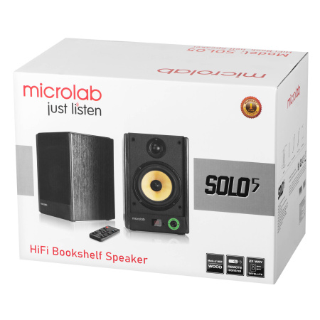 Акустична система MICROLAB SOLO 5 2.0, 90w, mini-jack/, коричневий - фото 12 Акустична система MICROLAB SOLO 5 2.0, 90w, mini-jack/, коричневий - фото 12
