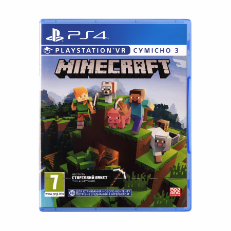 Гра консольна PS4 Minecraft, BD диск - фото 1