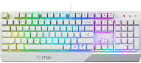 Геймерська клавіатура MSI Vigor GK30 WHITE UA, білий - фото 1