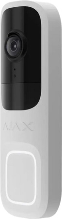 Відеодзвінок Ajax Doorbell, універсальне встановлення, 4 мп, 155° вертикальний 90° горизонтальний, іч 6м, дальнісь виявлення руху 4м, штучний інтелект, wi-fi, білий - фото 3