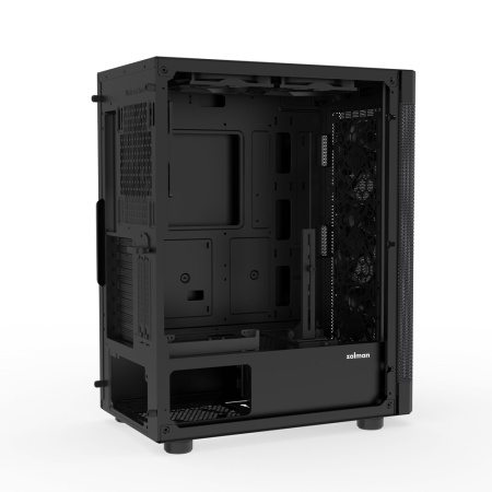 Zalman Корпус I4, без БЖ, 2xUSB3.0, 1xUSB2.0, 6x120мм, VGA 320мм, LCS ready, Mesh Side/Front Panel, ATX, чорний - фото 6