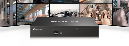IP-Відеореєстратор TP-LINK VIGI NVR1016H 16 каналів, 2xUSB, H265+, 1xHDD, до 10 ТБ - фото 2