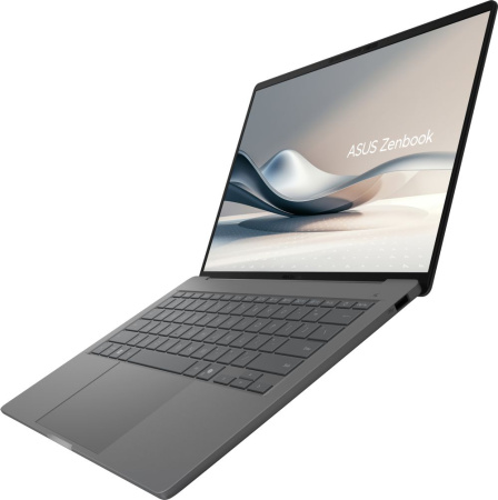 ASUS Ноутбук Zenbook A14 UX3407RA-QD010W 14" WUXGA OLED, Snapdragon X Elite X1E 78 100, 32GB, F1TB, UMA, Win11, Сірий - фото 6