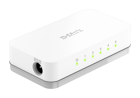 Комутатор D-Link GO-SW-5E 5xFE, Некерований - фото 3