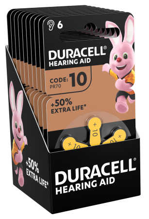 Батарейки для слухових апаратів Duracell розмір 10, 6 шт. - фото 10
