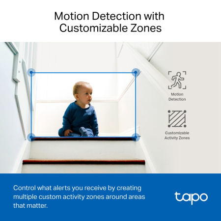 IP-Камера TP-LINK Tapo C230 3MP N300 microSD motion detection 360° mic - фото 8
