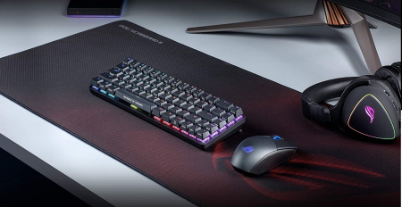 Ігрова поверхня ASUS ROG Scabbard II, XXL (900x400x3мм), чорно-червоний - фото 2 Ігрова поверхня ASUS ROG Scabbard II, XXL (900x400x3мм), чорно-червоний - фото 2